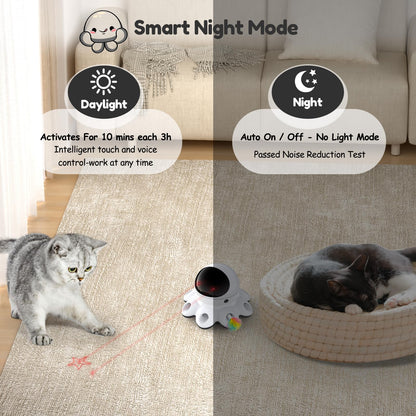 2-in-1 Interactive Automatic Cat Toy