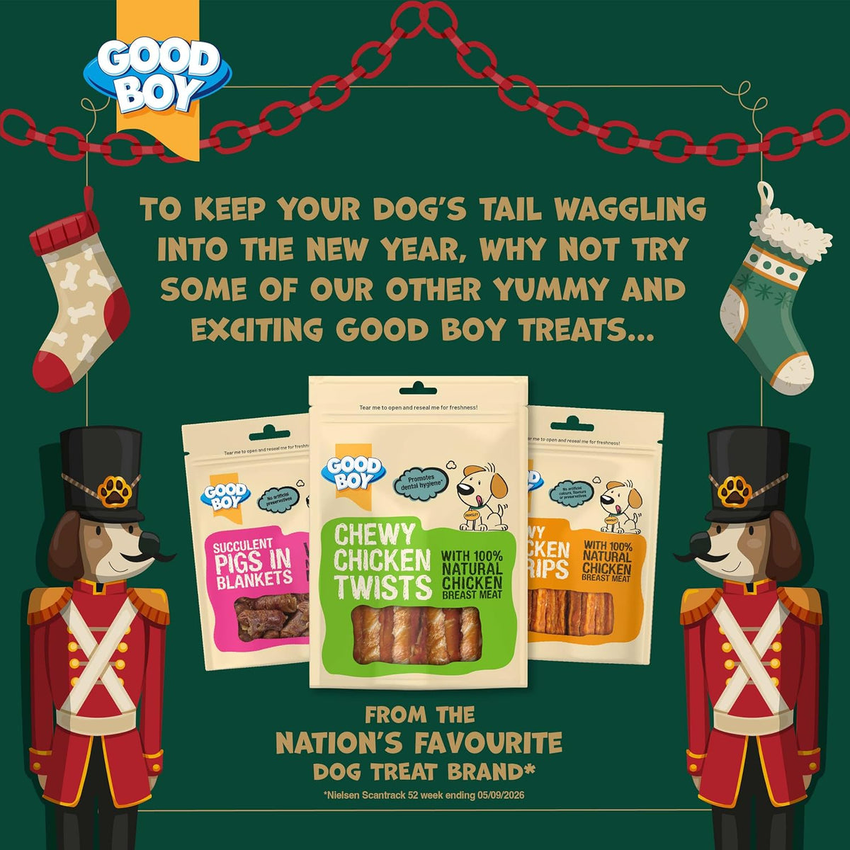 Good Boy Luxury Real Meat Advent Calendar for Dogs 300g
