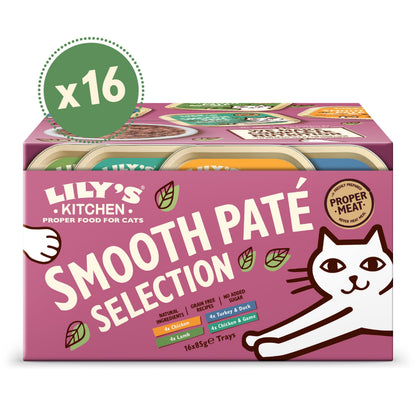 Smooth Paté Selection Adult Cat Food 4 x (8 x 85g)