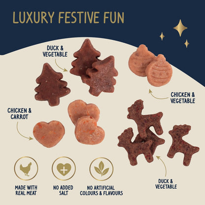 Rosewood Cupid & Comet Luxury Deli Dog Advent Calendar, Dog Treats