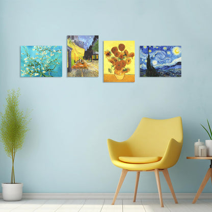 5D Diamond Painting Kits for Adults 4 PCS Turtle Wall Art
