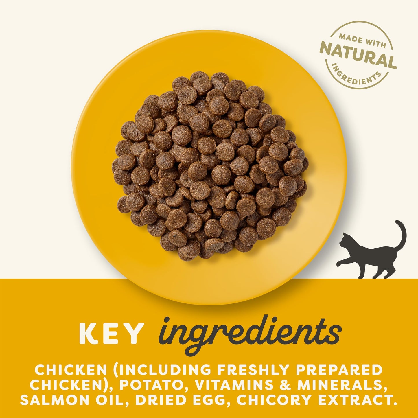 Applaws Natural Complete Dry Food for Adult Cats, Chicken with Lamb Grain Free, 2kg Bag