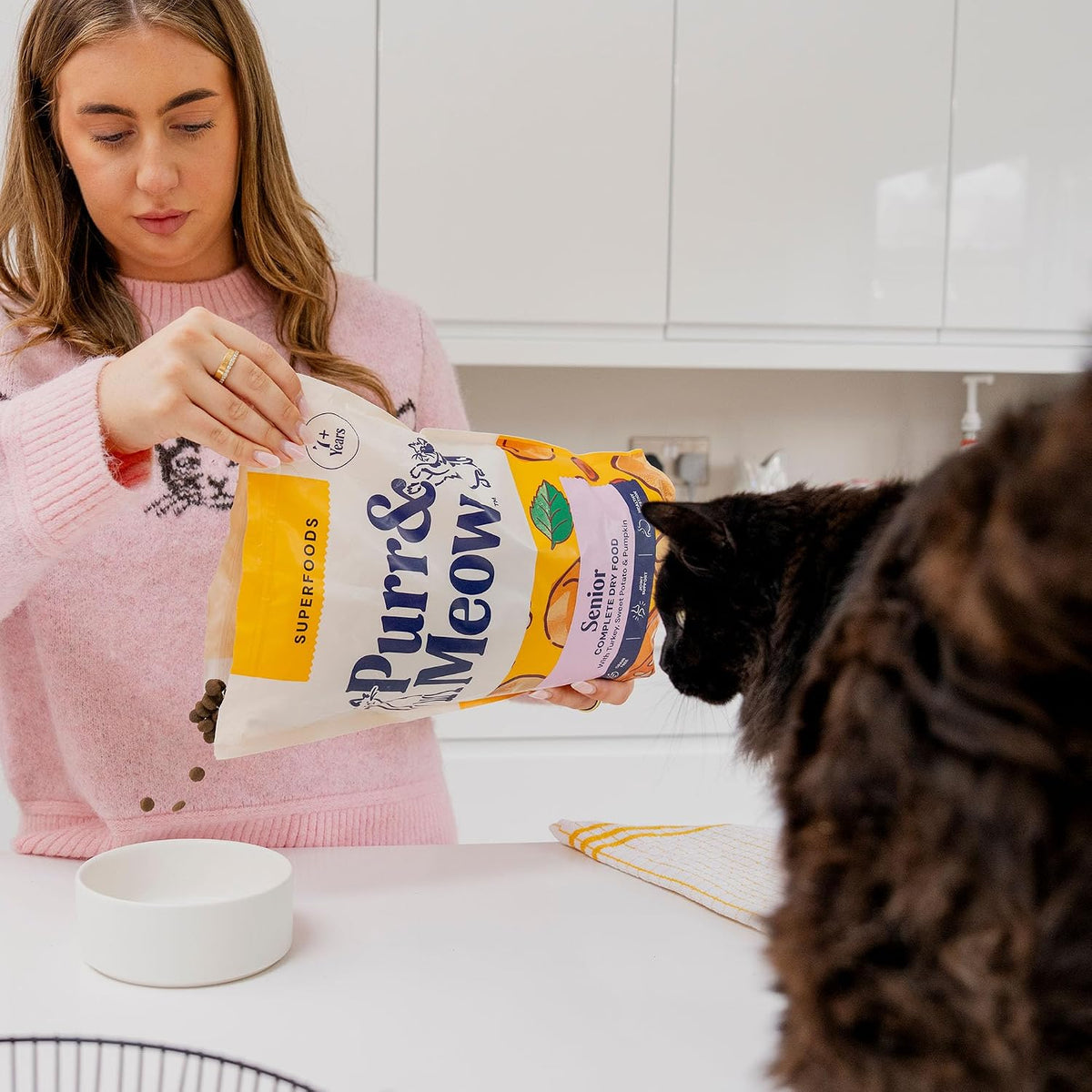 Senior Cat Superfood Complete Dry Cat Food, Turkey, 1.5kg