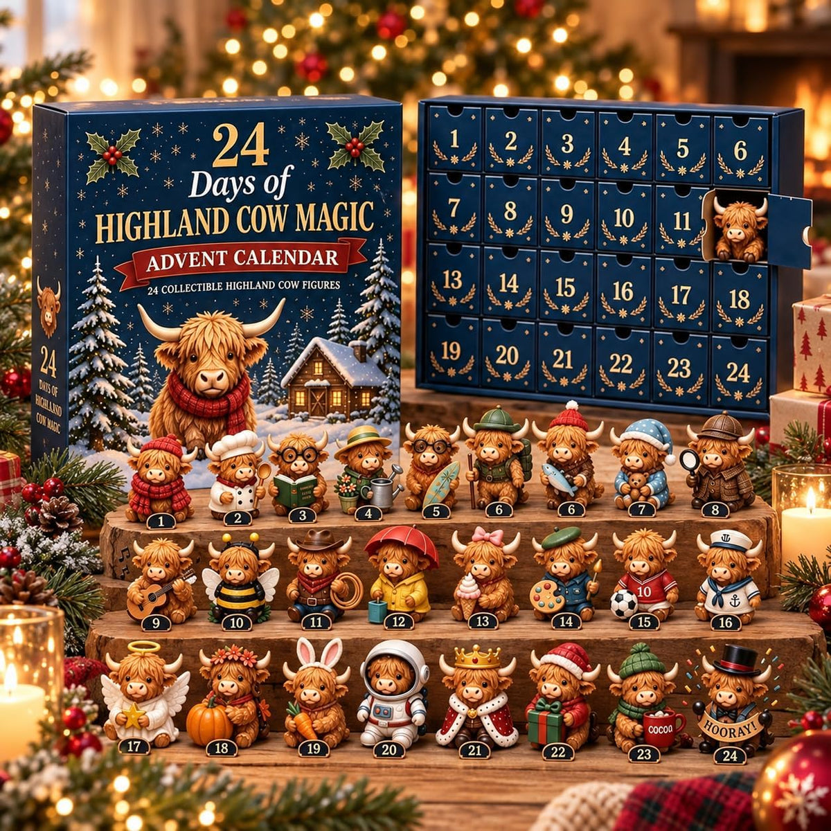 Animal Christmas Advent Calendar 2026, 3D Pets Advent Calendar