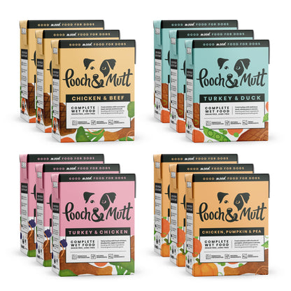 Variety Pack Complete Wet Dog Food 12 x 375g