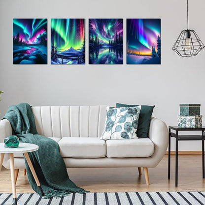 5D Diamond Painting Kits for Adults 4 PCS Turtle Wall Art