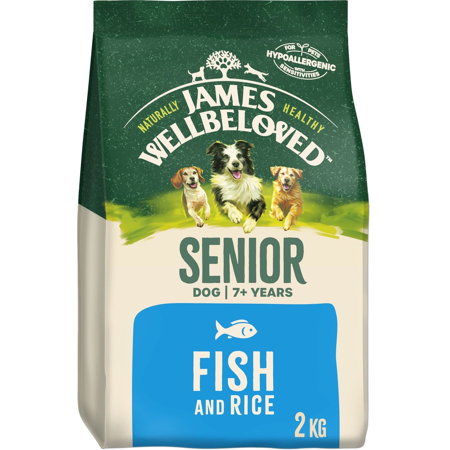JAMES WELLBELOVED - Hypoallergenic Senior Dry Dog - Food  - Bulk Dog Food Pack