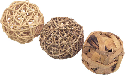 Rosewood Naturals Trio of Fun Balls (3pcs) Small Animal Toys