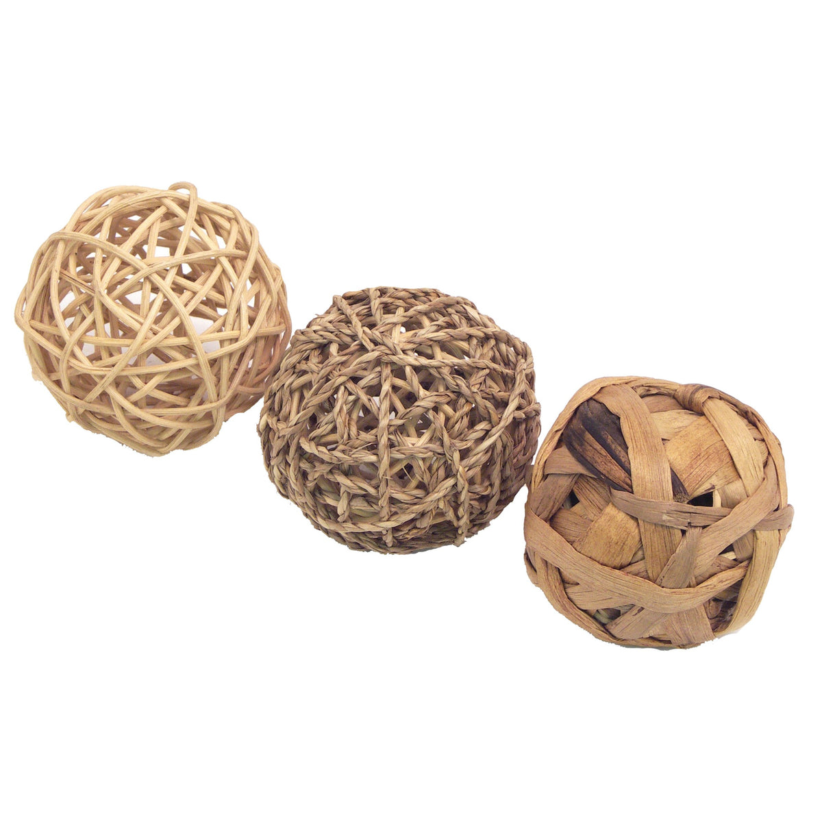 Rosewood Naturals Trio of Fun Balls (3pcs) Small Animal Toys