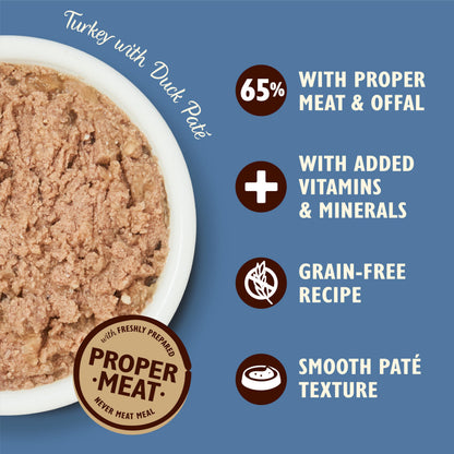 Smooth Paté Selection Adult Cat Food 4 x (8 x 85g)