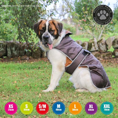 Ancol Muddy Paws All Weather Stormguard Coat . Poppy Red.Size Large ( Length 50cm, up to 79cm girth)