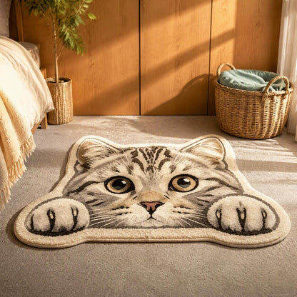3D Cat Plush Rug