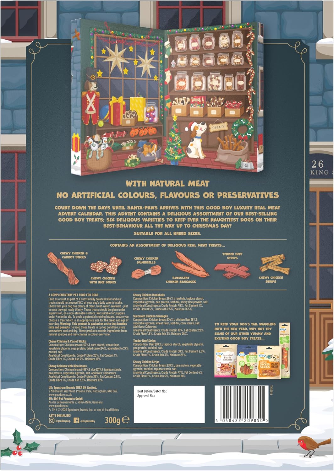Good Boy Luxury Real Meat Advent Calendar for Dogs 300g