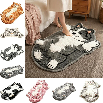 3D Cat Plush Rug