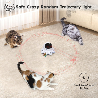 2-in-1 Interactive Automatic Cat Toy