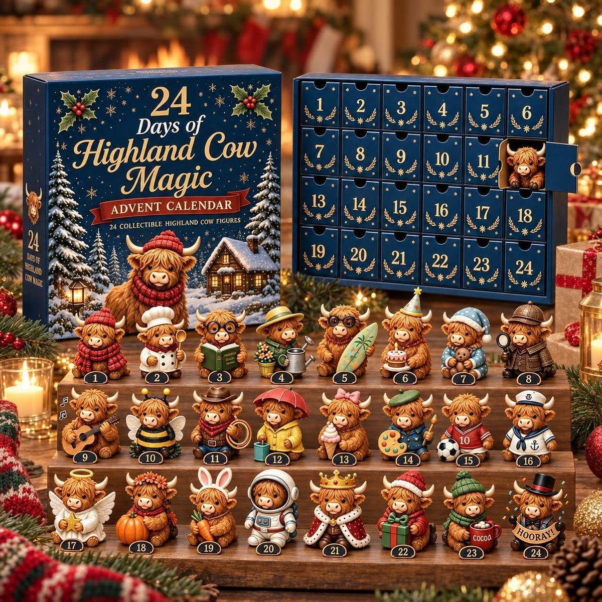 Animal Christmas Advent Calendar 2026, 3D Pets Advent Calendar