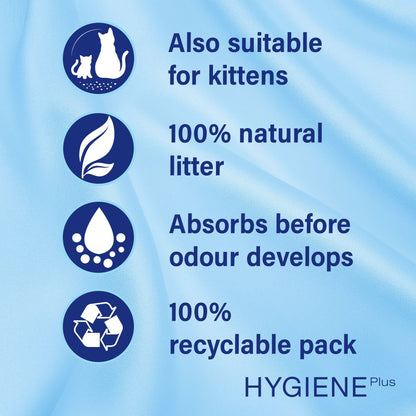 Hygiene Plus Non-Clumping Cat Litter 20L