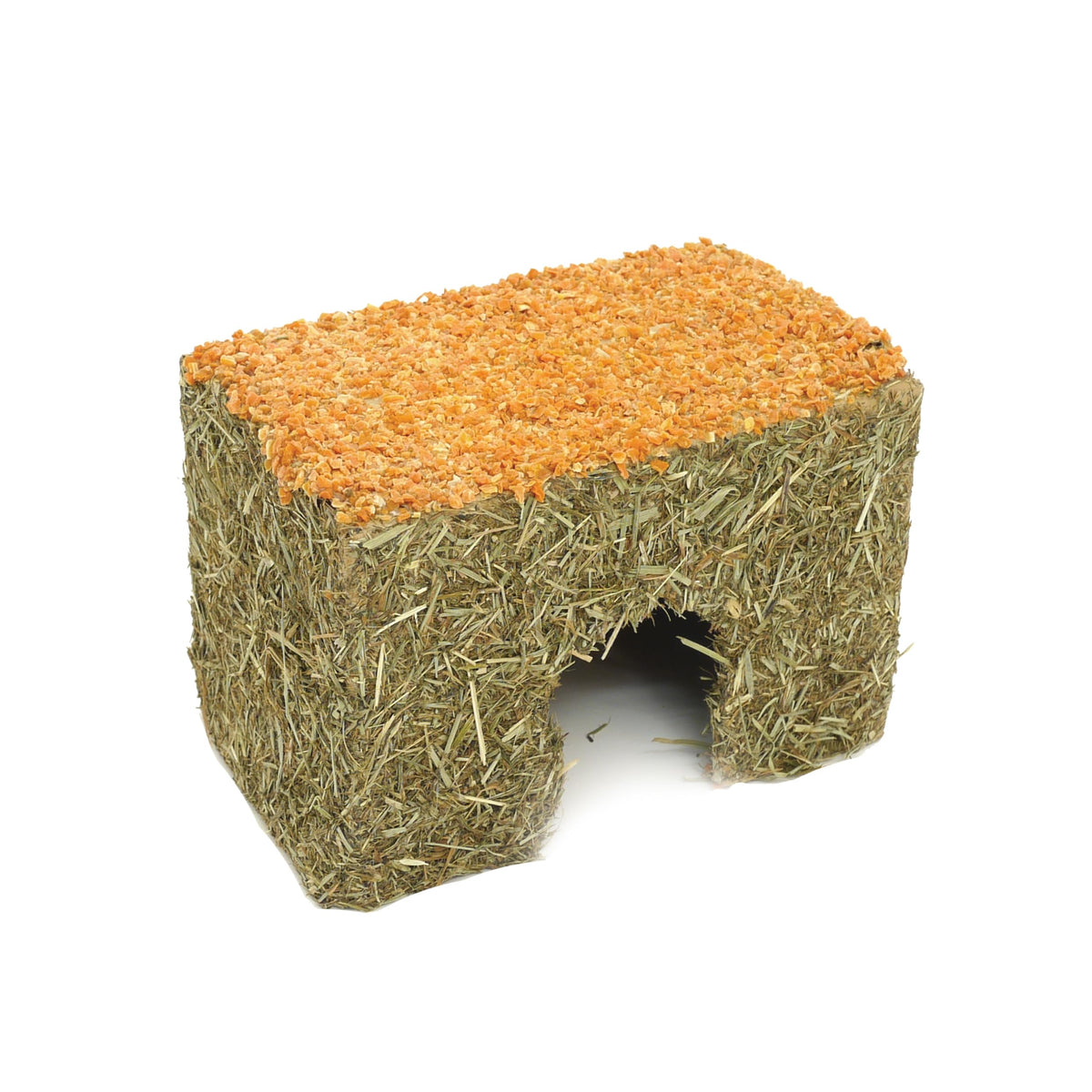 Rosewood Naturals Large Carrot Cottage for Small Animals - Edible Toy, Hay House, Den and Hideout for Rabbits, Guinea Pigs and Chinchillas