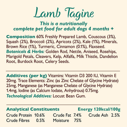 Natural Adult Wet Dog Food Cottage Pie Grain-Free Recipe 10 x 150g