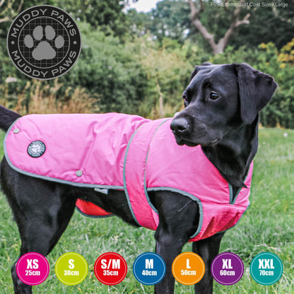 Ancol Muddy Paws All Weather Stormguard Coat . Poppy Red.Size Large ( Length 50cm, up to 79cm girth)