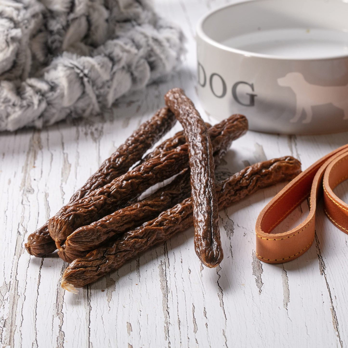 Hollings Chicken Sausages Dog Treats, Delicious, Nutritious Air Dried Chews for Adult Dogs, Made with 100% Natural Ingredients (Pack of 3)