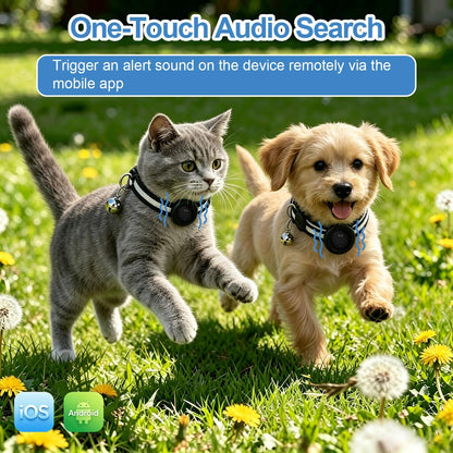 2-in-1 Cat & Dog Tracker Collar