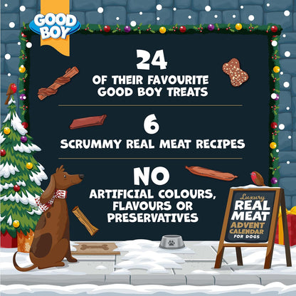 Good Boy Luxury Real Meat Advent Calendar for Dogs 300g