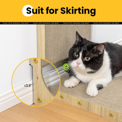 58cm L Shape Cardboard Cat Scratcher Bed
