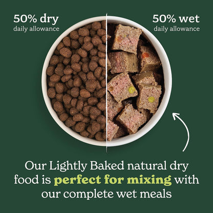 Forthglade Dry Dog Food, Lightly Baked, (6kg), Hypoallergenic and Grain Free Dog Food, Adult 1 Year +, Chicken With Sweet Potato, Complete and Balanced Meal, 50% Single Source Protein