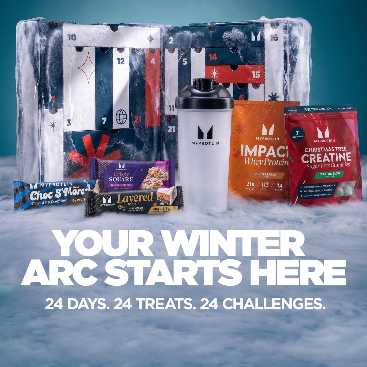 Myprotein Chocolate Protein Advent Calendar - 24 Days - 182g