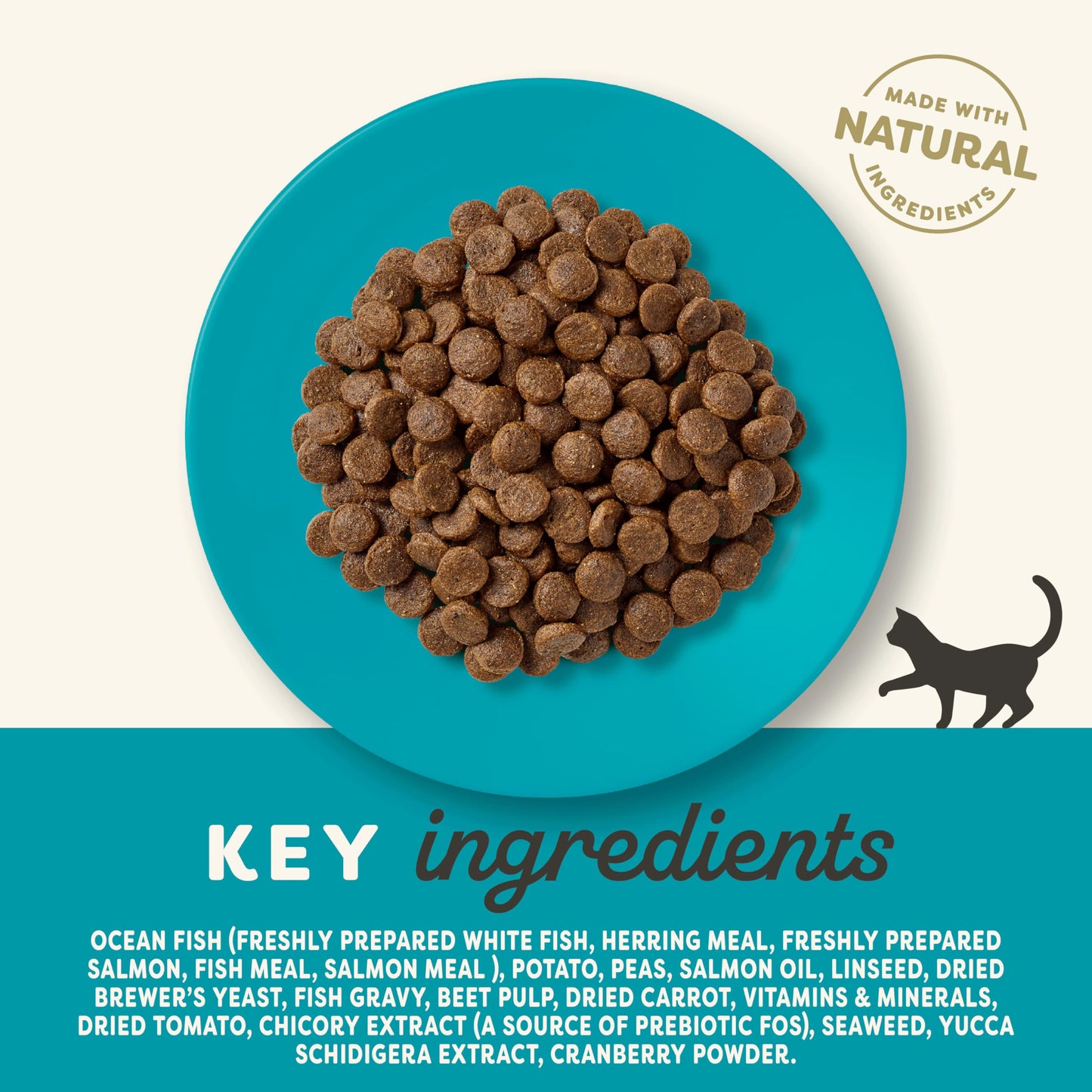 Applaws Natural Complete Dry Food for Adult Cats, Chicken with Lamb Grain Free, 2kg Bag