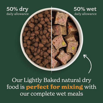 Forthglade Dry Dog Food, Lightly Baked, (6kg), Hypoallergenic and Grain Free Dog Food, Adult 1 Year +, Chicken With Sweet Potato, Complete and Balanced Meal, 50% Single Source Protein