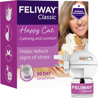 Classic Cat Calming Plug In Diffuser Starter Kit 48ml