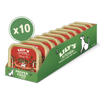 Natural Adult Wet Dog Food Cottage Pie Grain-Free Recipe 10 x 150g