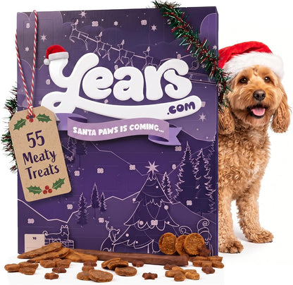 YEARS Extra Large Dog Advent Calendar 2026-55 Air Dried Grain Free Treats