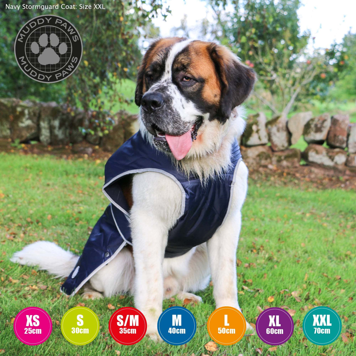 Ancol Muddy Paws All Weather Stormguard Coat . Poppy Red.Size Large ( Length 50cm, up to 79cm girth)