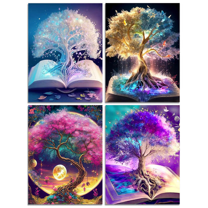 5D Diamond Painting Kits for Adults 4 PCS Turtle Wall Art