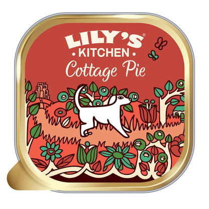 Natural Adult Wet Dog Food Cottage Pie Grain-Free Recipe 10 x 150g