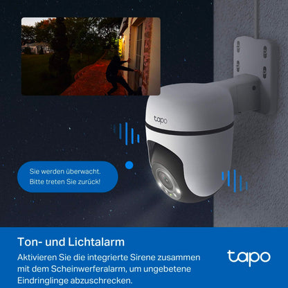 Pan/Tilt Smart Outdoor Security Camera