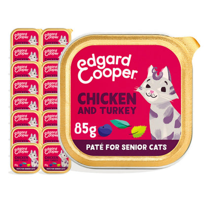 Grain Free Wet Cat Food Paté Salmon & Chicken 16 x 85g