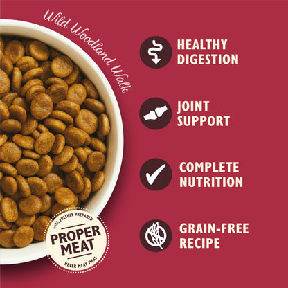 Natural Ingredients Adult Dry Dog Food Balanced Recipe