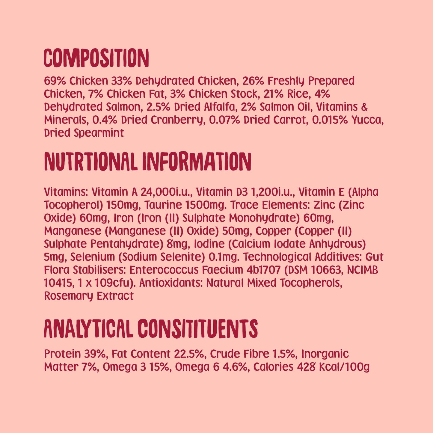 Scrumbles All Natural Dry Cat Food With 75% Chicken and Fresh Salmon, High Protein Food for Adults And Seniors