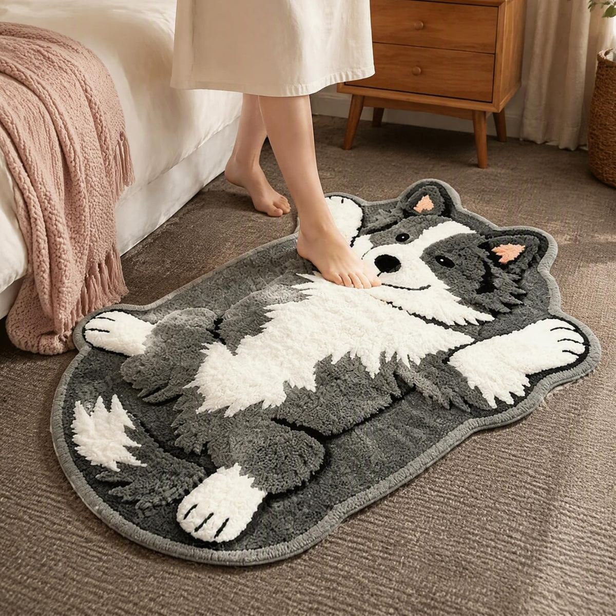 3D Cat Plush Rug