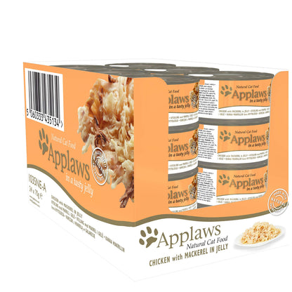 Natural Wet Cat Food Chicken in Jelly 24 x 70g Tins