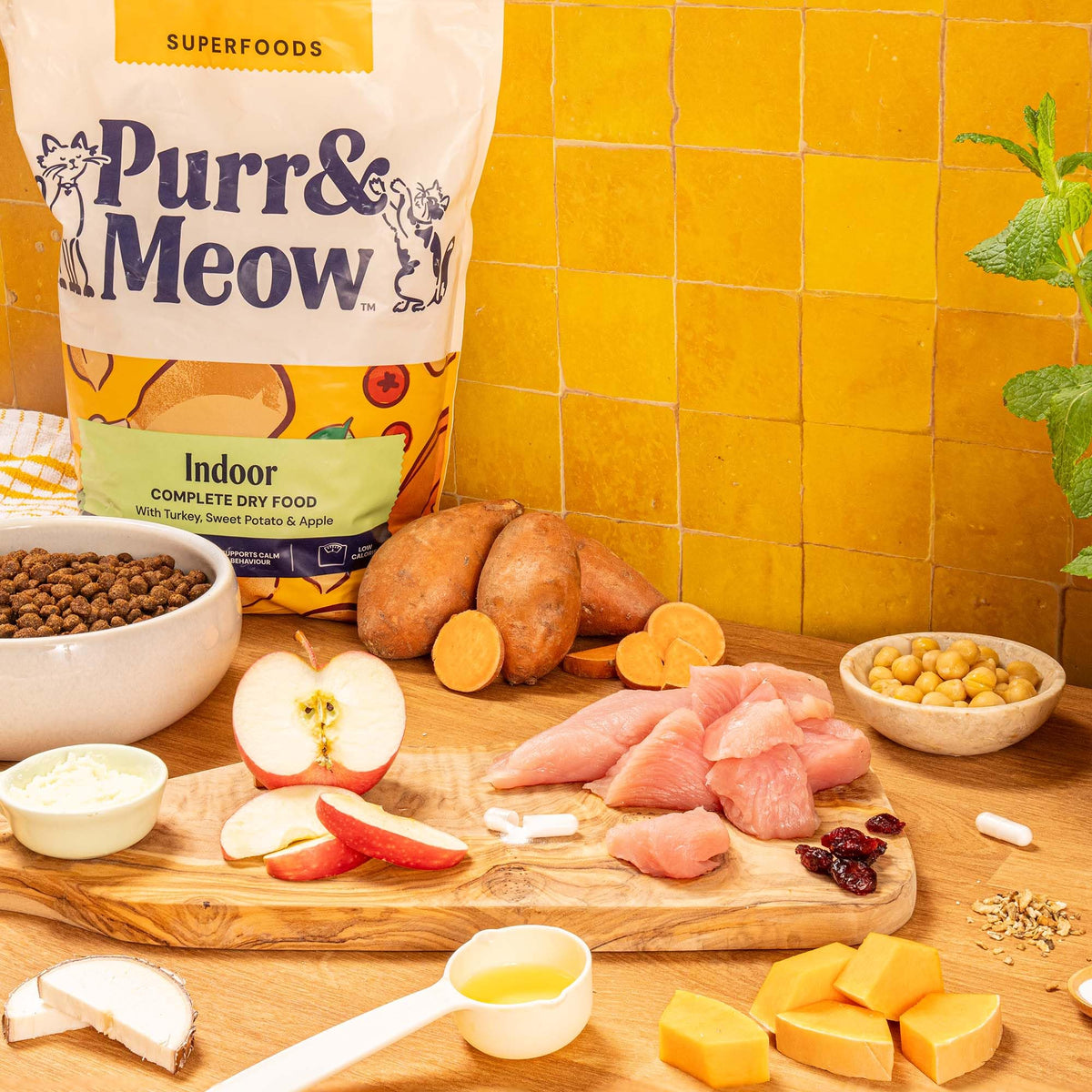 Senior Cat Superfood Complete Dry Cat Food, Turkey, 1.5kg