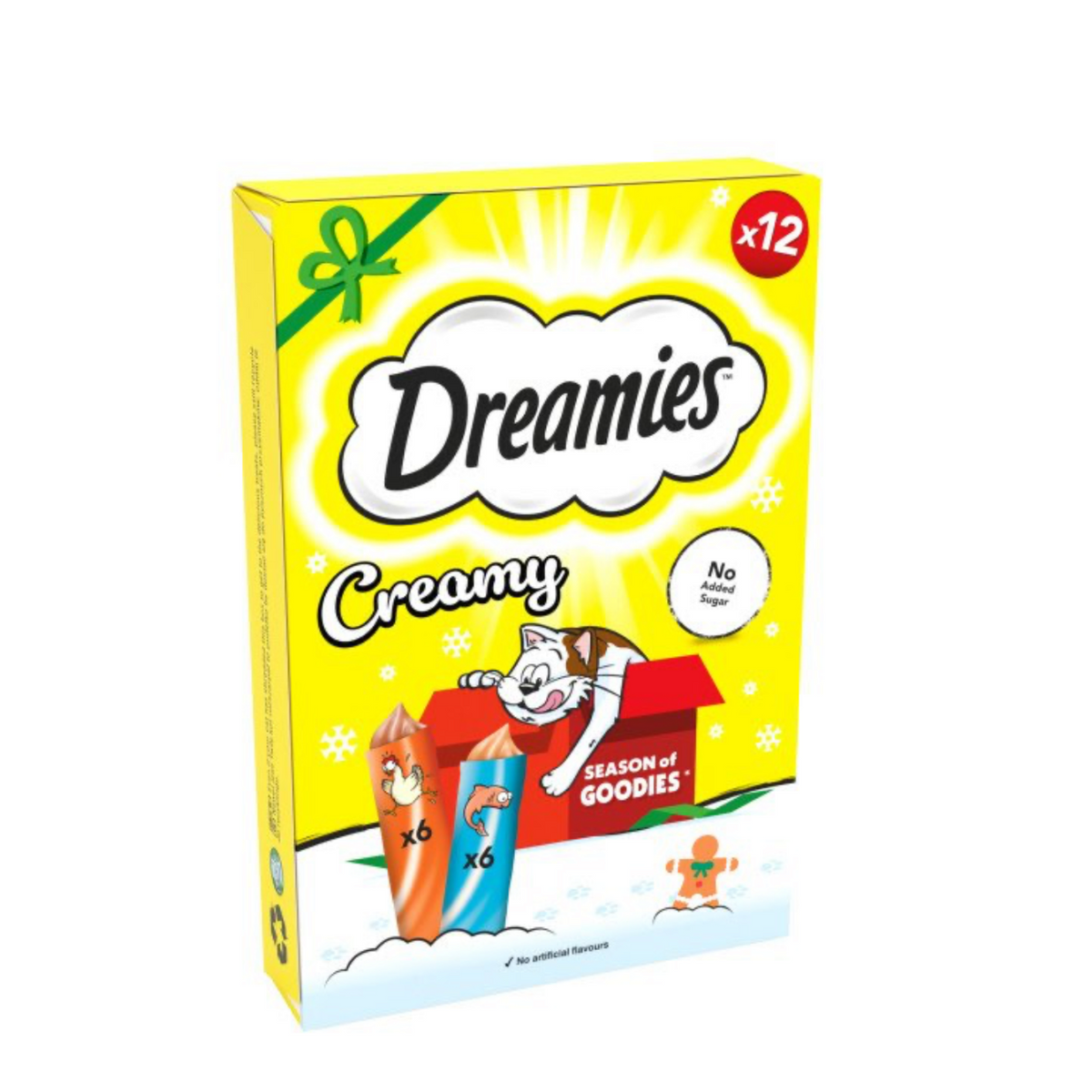Creamy Cat Snack with Chicken & Salmon x12 10g