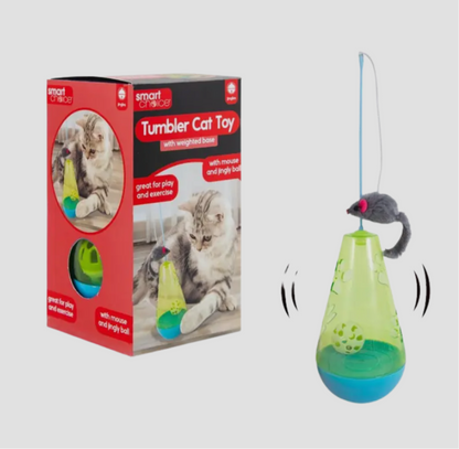 Interactive Cat toy with Mouse and Ball - Sayby’s Sanctuary 