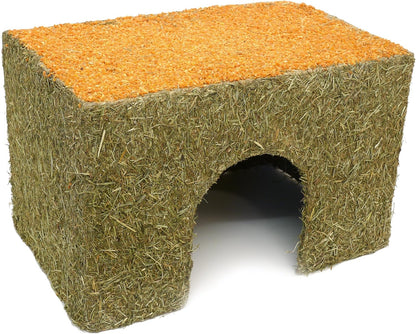 Rosewood Naturals Large Carrot Cottage for Small Animals - Edible Toy, Hay House, Den and Hideout for Rabbits, Guinea Pigs and Chinchillas