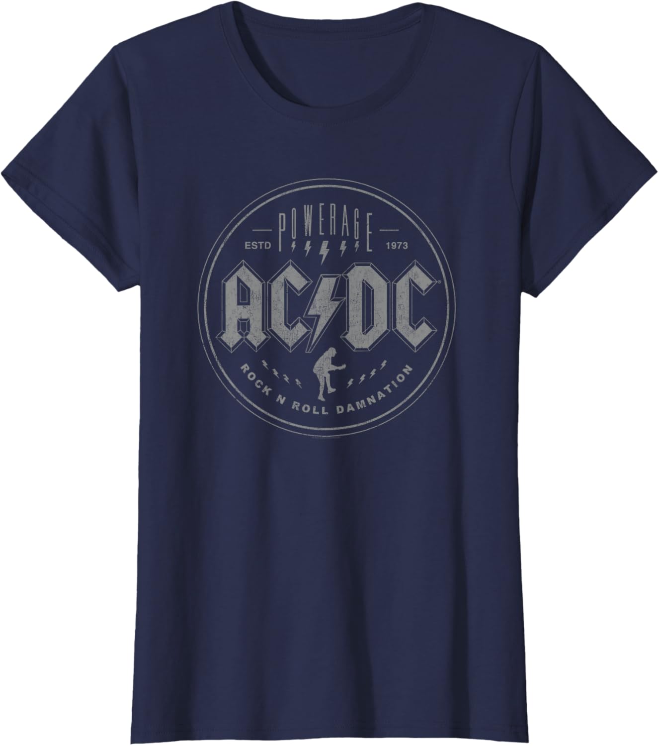 AC/DC Rock Music Band Rock N Roll Damnation T-Shirt.