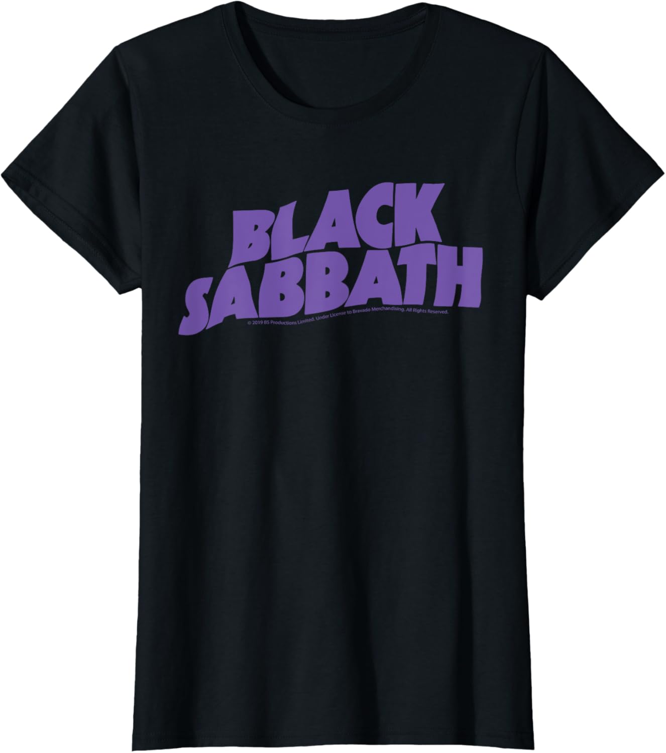 Official Black Sabbath Purple Logo T-Shirt.